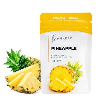 Refill pack - pineapple / ananas - zahnstocher mit geschmack