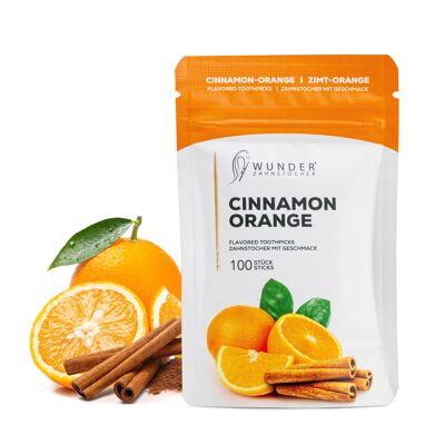 Refill pack - cinnamon orange / zimt-orange - zahnstocher mit geschmack