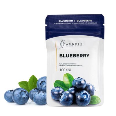 Refill pack - blueberry / blaubeere - zahnstocher mit geschmack