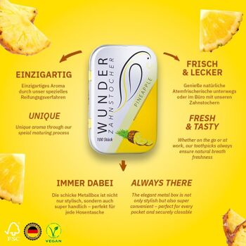 Ananas - ananas DS - aromatisé au cure-dent 2