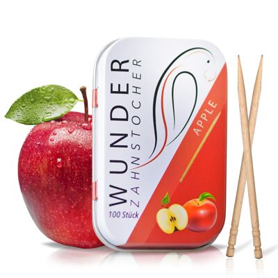 Cure-dent pomme - pomme DS - aromatisé au cure-dent