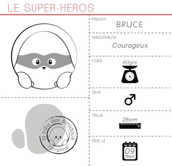 Bimidoux Bruce - Pyjama Super-héros 5