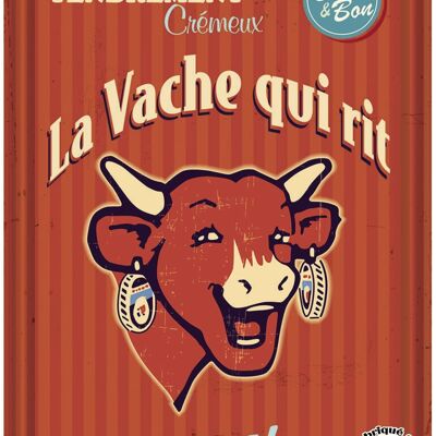 Carte metal vache qui rit modele s