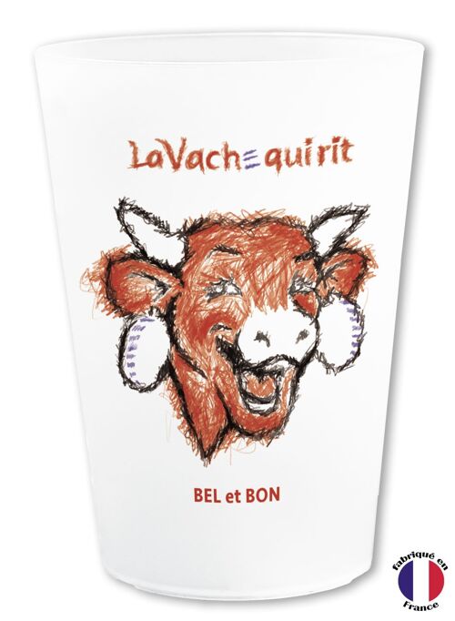 Vache qui rit " c " verre reutilisable