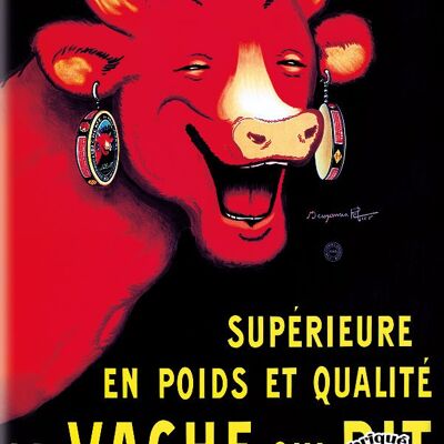 Vache qui rit - rabier magnet plat