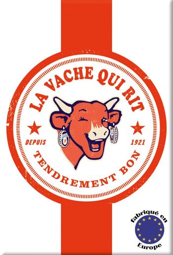 Vache qui rit magnet modele e