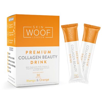 Skin Woof Collagen Beauty Drink (Mangue & Orange) - 30 sachets