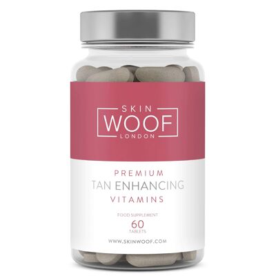Skin Woof Tan Enhancing Vitamins - 60 Tabletten