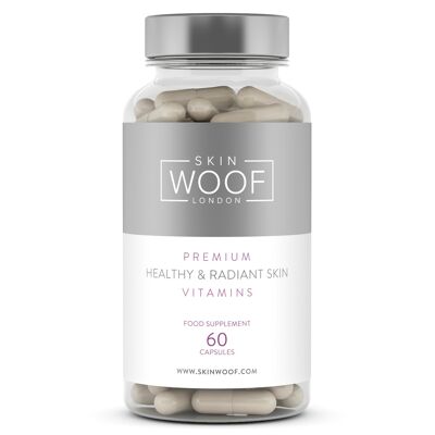 Skin Woof Vitaminas para la piel sana y radiante - 60 cápsulas
