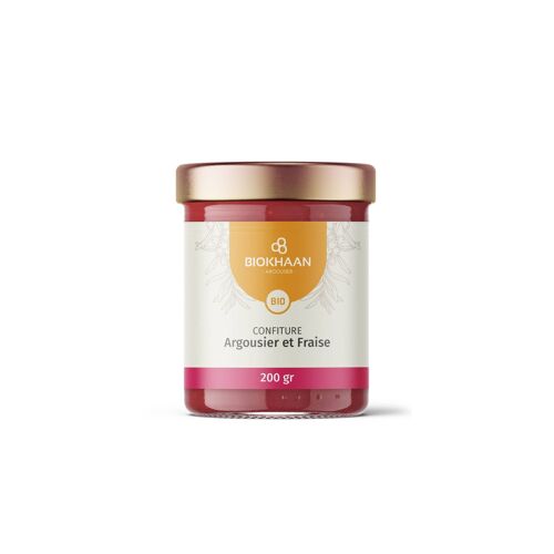 Confiture à L'argousier & fraise 200 g BIO