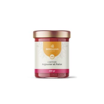 Confiture à L'argousier & fraise 200 g BIO 1