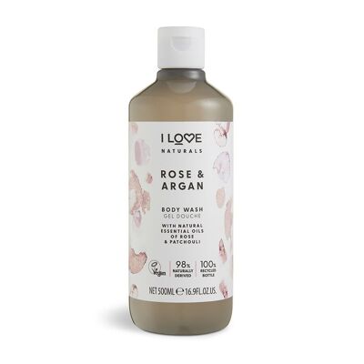 Naturals Body Wash Rose & Argan