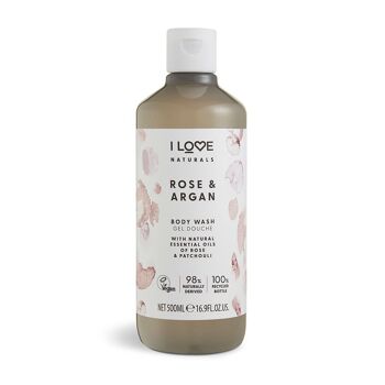 Nettoyant pour le corps Naturals Rose & Argan 1