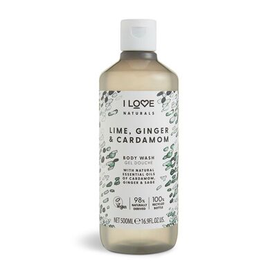 Naturals Body Wash Lime, Ginger & Cardamon