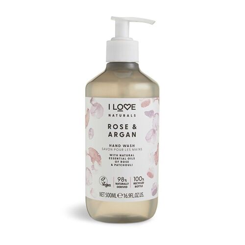 Naturals Hand Wash Rose & Argan