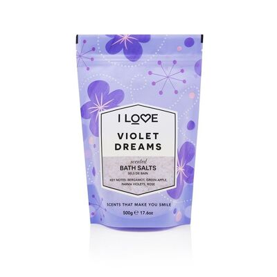 Sels de bain Rêves violets