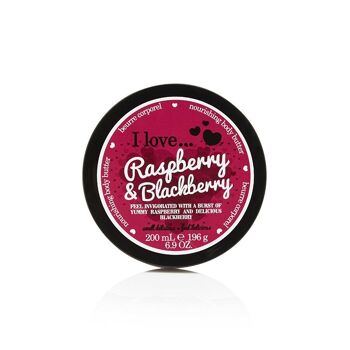 I Love Body Butter Framboise Blackb 200ml TPS ML 2