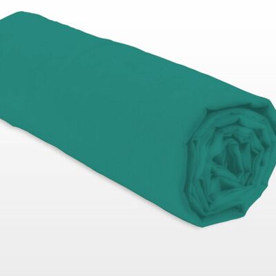The Fitted Sheet - 2 People 160x200 - 80 Thread Cotton Percale Thick mattress 30cm cup - Green