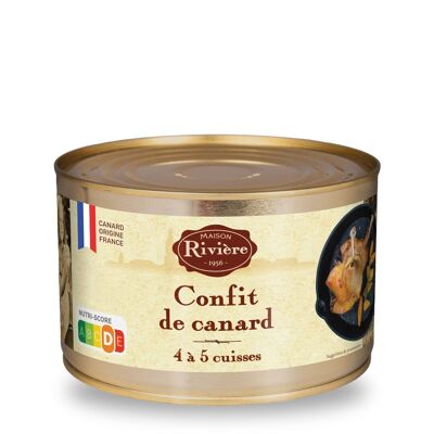 Confit de canard 4/5 cuisses maison riviere