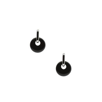 Boucles d'oreilles Agate Argent CAREN 1