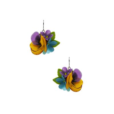 Multicolor Floral Earrings ANITA