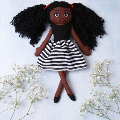 Amaris Handmade Fabric Doll (Pack of 12)