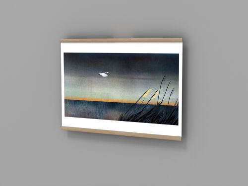 Flying Over Moorland poster