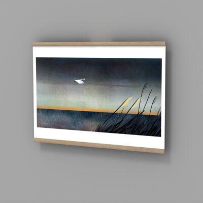 Flying Over Moorland poster