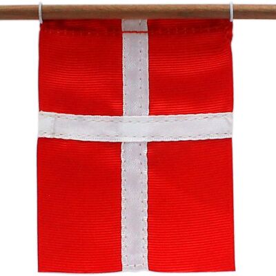 « Magnet Me Up » avec drapeau danois, noyer