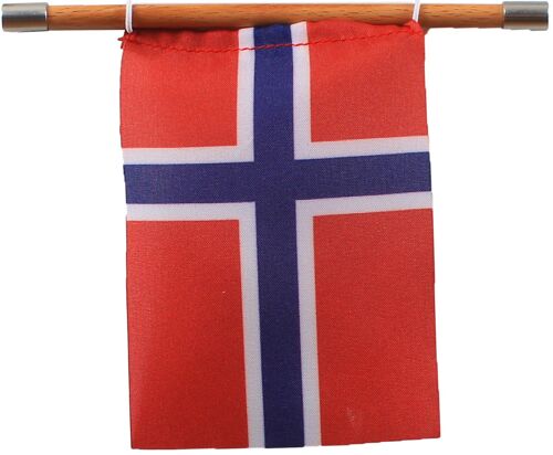 “Magnet Me Up” with Norwegian flag, Beech