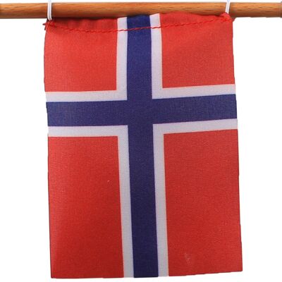 „Magnet Me Up“ mit norwegischer Flagge, Buche