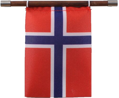 “Magnet Me Up” with Norwegian flag, Walnut