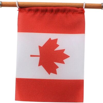 « Magnet Me Up » avec drapeau du Canada, hêtre
