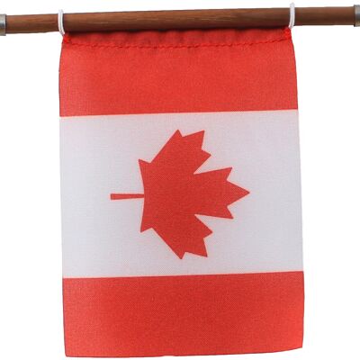 "Magnet Me Up" con la bandera de Canadá, nogal