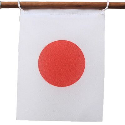 "Magnet Me Up" con bandera de Japón, nogal