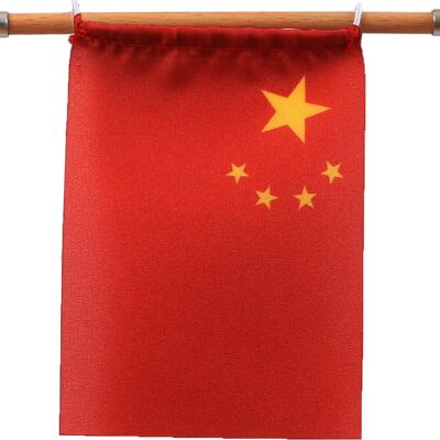 „Magnet Me Up“ mit China-Flagge, Buche