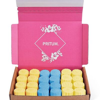 PRITUM. J'adore, Light Blue & Lady Million Inspired Set Of Three Gift Set Eco Vegan Premium Strong Scented Wax Melts 24 In Box