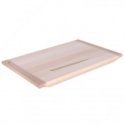Planche à pâtisserie en bois de tilleul Dimensions : 60x40x2 cm
