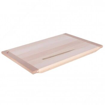 Planche à pâtisserie en bois de tilleul Dimensions : 60x40x2 cm 1
