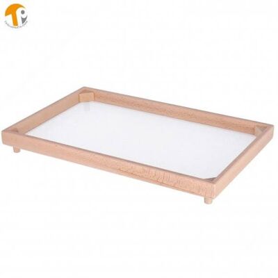 Rectangular Beech Wood Fresh Pasta Drying Tray. Dim. 32x50 cm