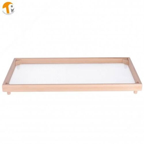 Rectangular Beech Wood Fresh Pasta Drying Tray. Dim. 32x60 cm