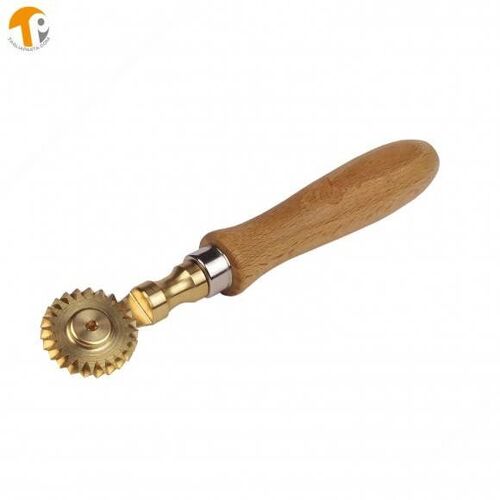 Brass cutter wheel with single toothed blade with 30 mm diameter