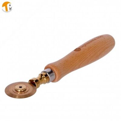 Brass cutter wheel with single smooth blade 38 mm