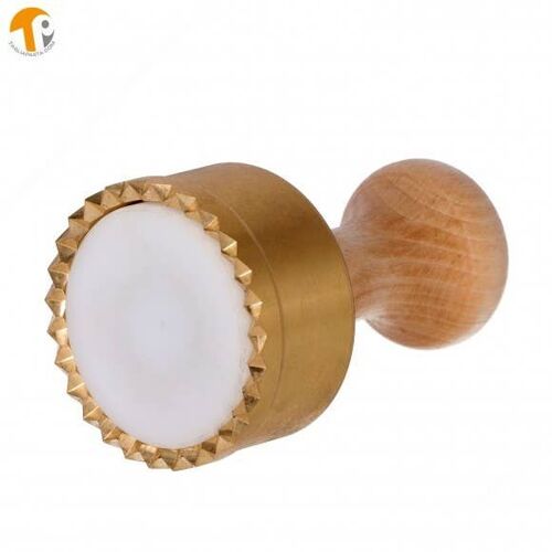 Round Shaped Brass Stamp with Automatic Ejector for Cutting Ravioli - Diameter 65 mm