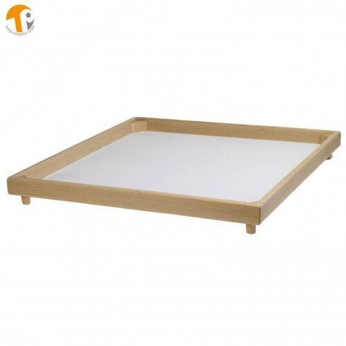 Square Beech Wood Fresh Pasta Drying Tray. Measurements 50x50 cm