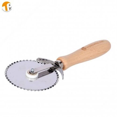 Pizza, cookies and pies cutter with stainless steel serrated blade - 88mm