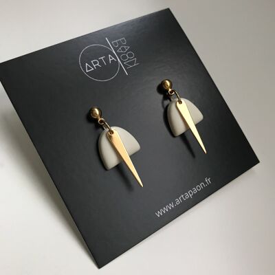 Kali earrings - Ivory