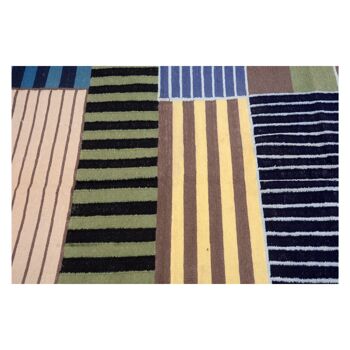 Tapis Kilim Multicolore Vintage Fait Main 4