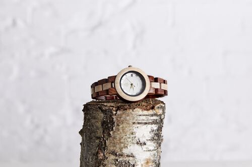 The Hazel - Handmade Wood Vegan Watch