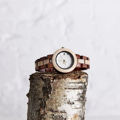 The Hazel - Handmade Wood Vegan Watch